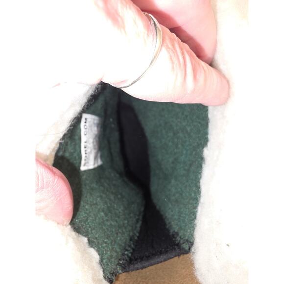 Sorel Boots Caribou Womens 8 Winter Snow Rain Work Sherpa Lined Leather READ - Picture 12 of 12